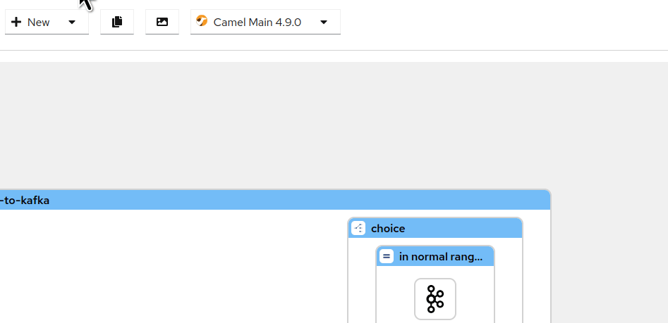 Showcasing the version selector