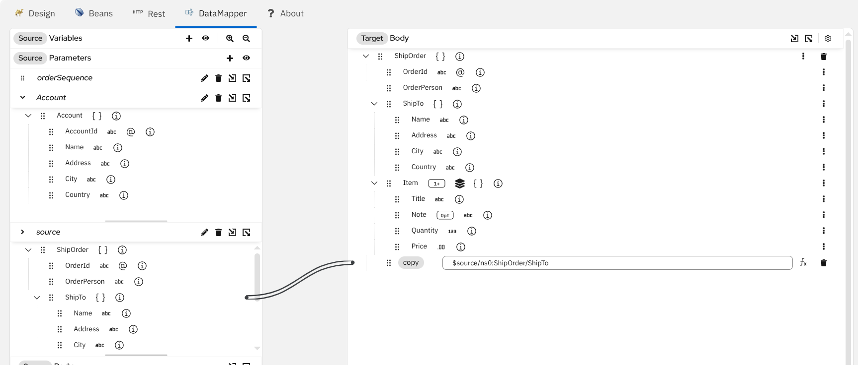 Created copy-of mapping