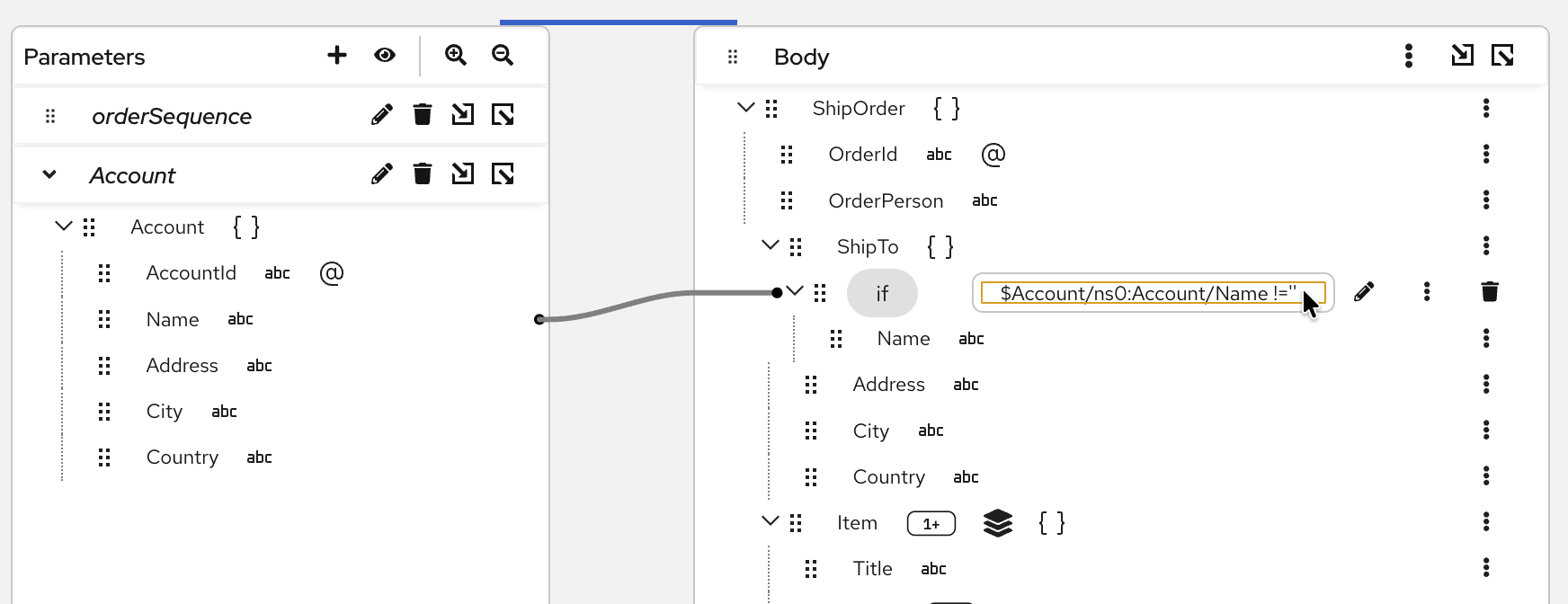 Define the if condition