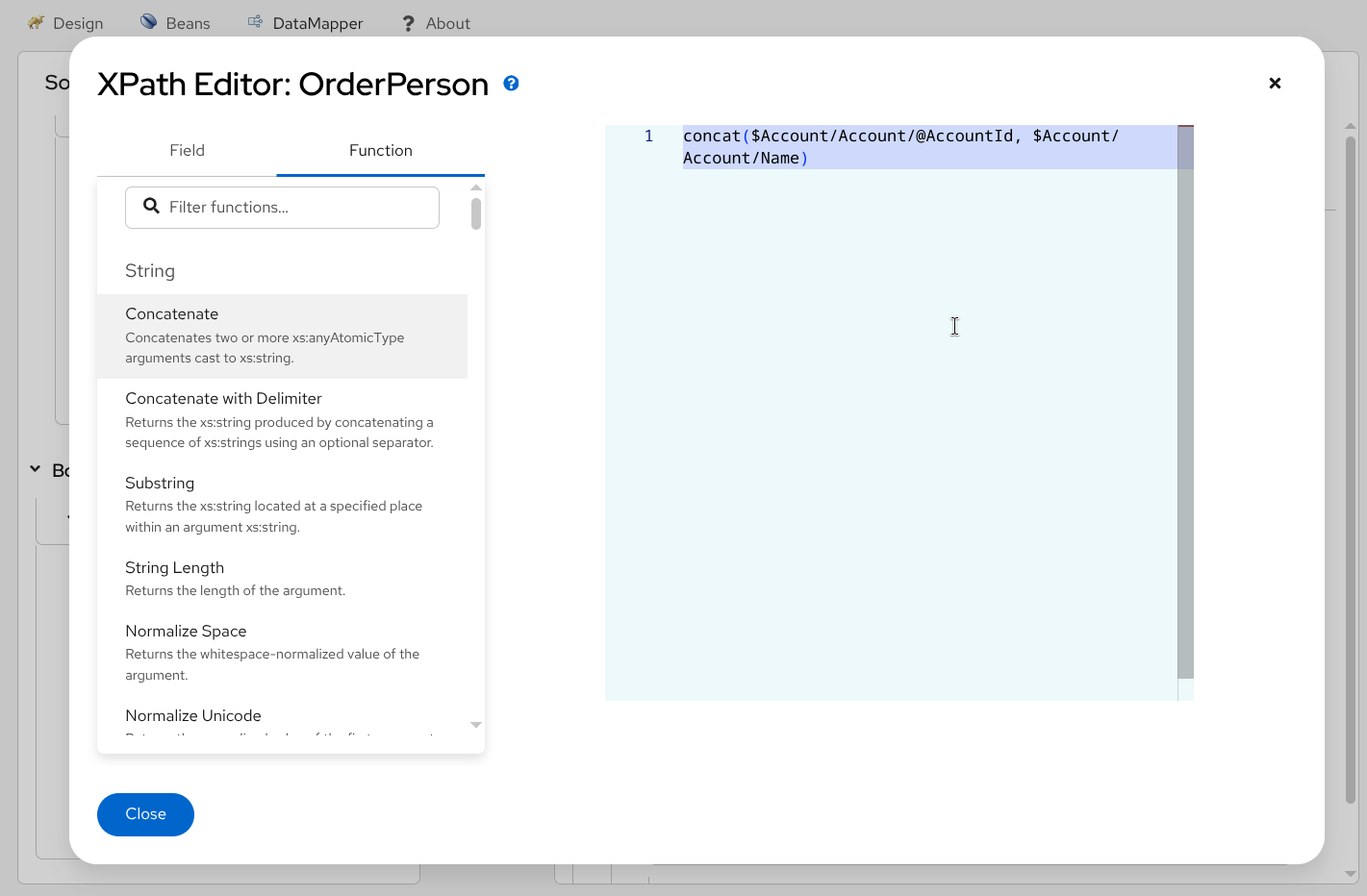 Drag and drop functions
