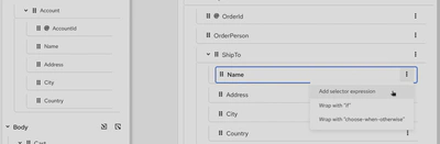 Add selector