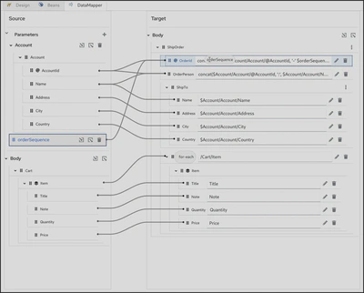 Example Data Mappings