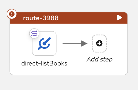 New route created in Canvas