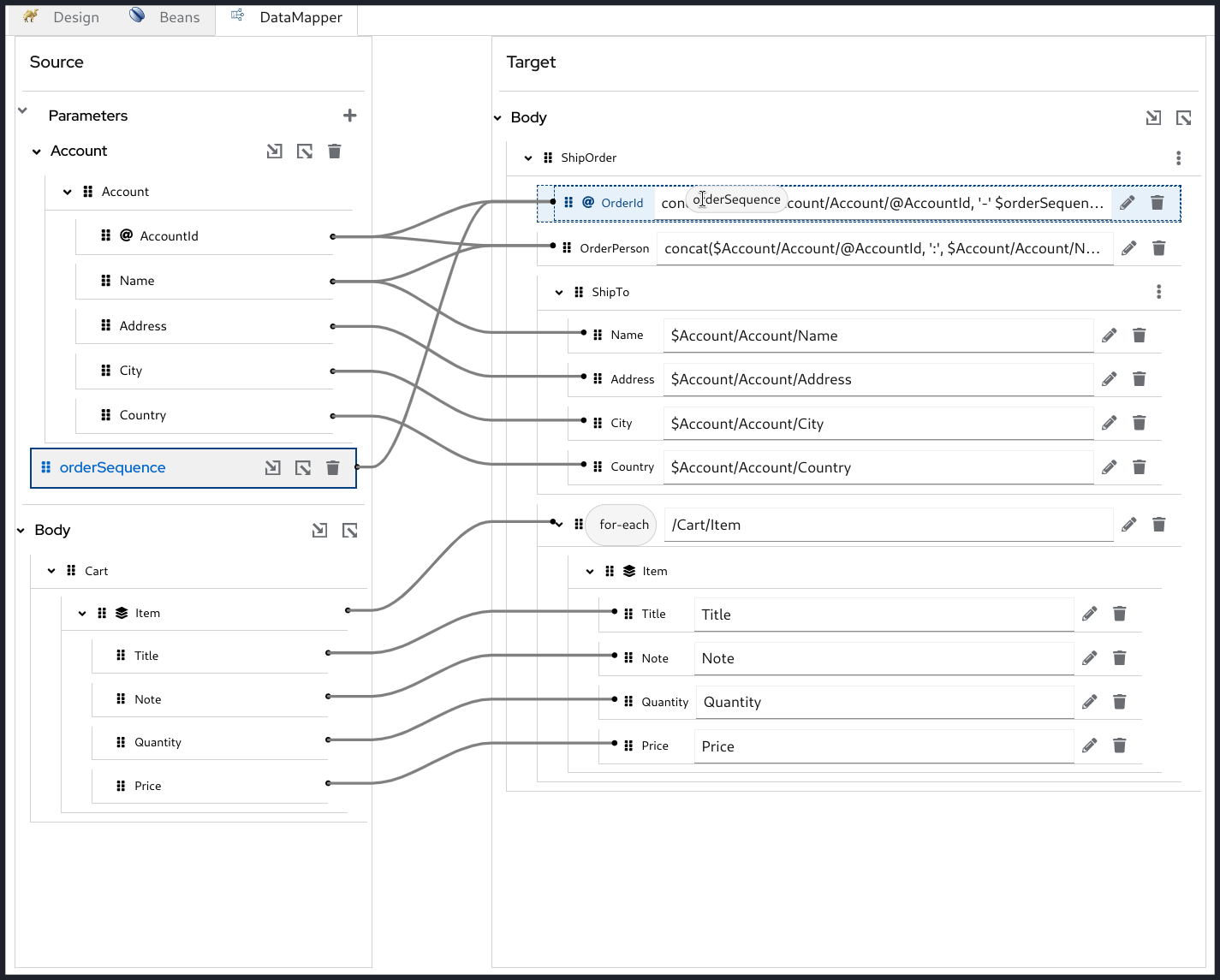 Built-in Data Mapping & Transformation UI