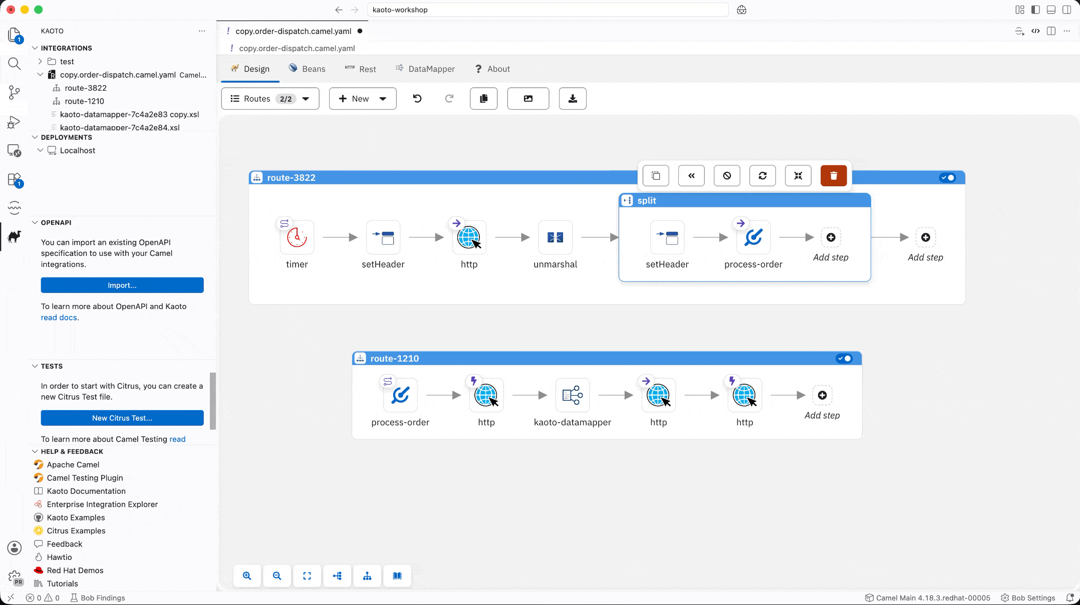 Kaoto Low Code Visual Designer
