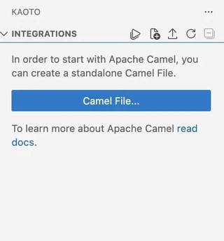 Creating a new route in Kaoto