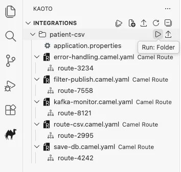 Play button location alternative view